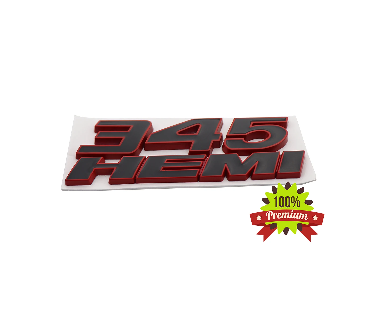 

Rose Black 345 HEMI for Car Fender Trunk Deck Lid Emblem Badge Sticker