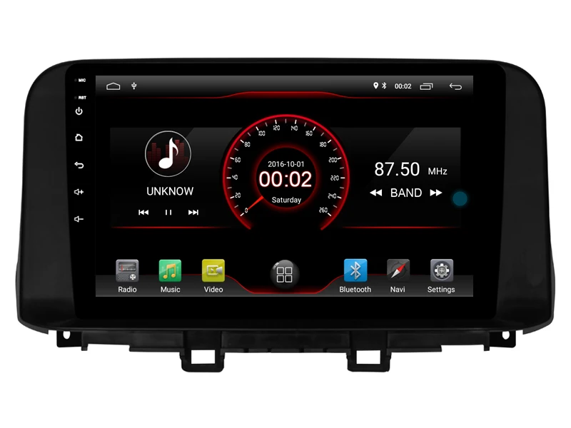 Clearance Car Android 9.0 Player for Hyundai SONATA 2018 tape recorder 4G Lte sim card Bluetooth GPS Radio Head Unit 2.5D IPS screen 5