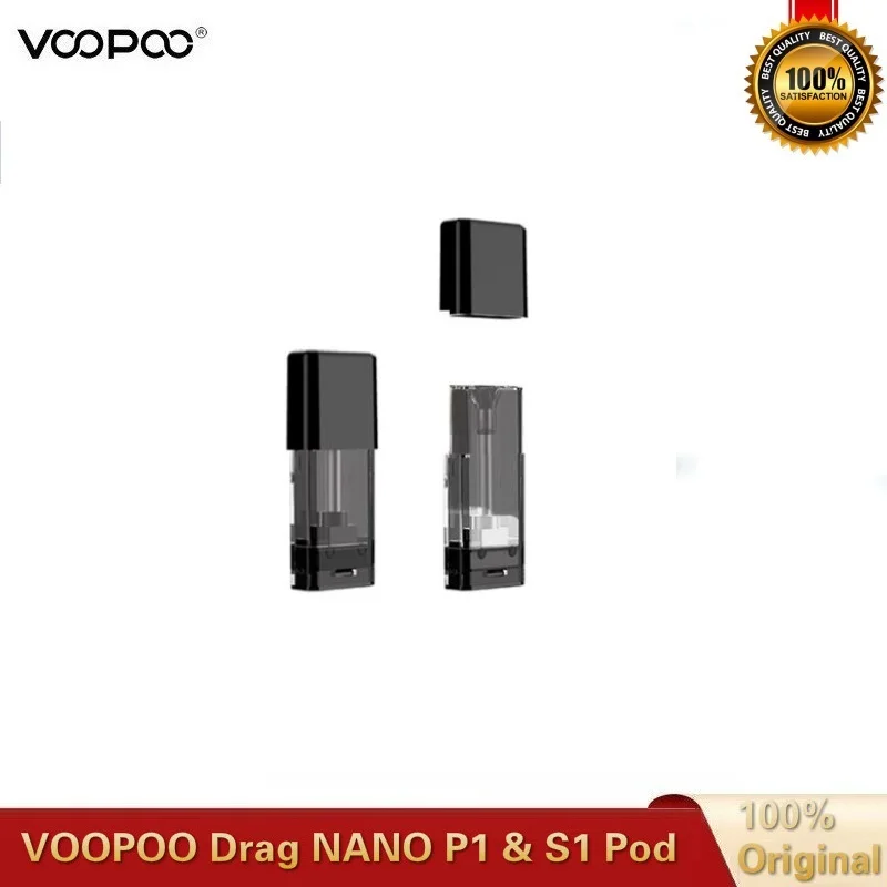 Картридж VOOPOO Drag NANO Pod 2 ~ 20 шт./лот 1 0 мл с катушкой 8 Ом 6 ядром 5 для NANO|Атомайзеры