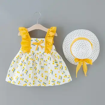 

Baby Girls Floral Print Summer Dresses for Girls A-Line Beach Dresses Girls Princess Party Dress Sleeveless Sundress #20