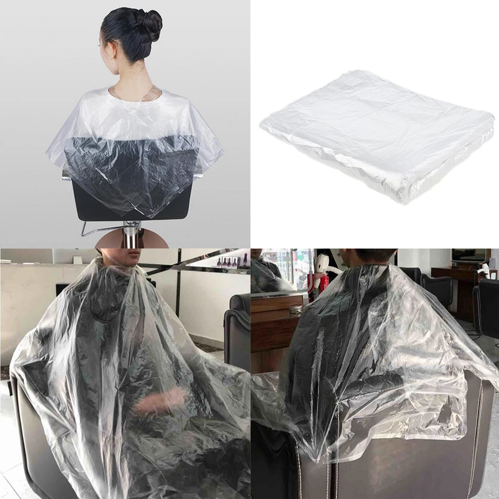 300X Disposable Hairdressing Capes Barber Home Salon Perm Apron Cloth Bib