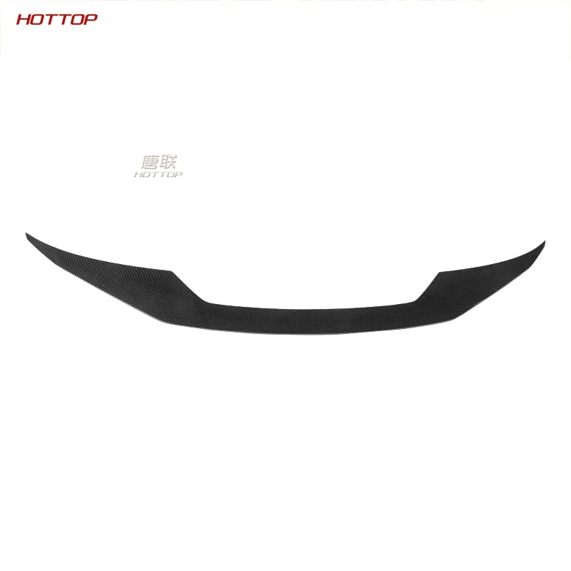 ABS углеродное волокно текстура черный Задний спойлер заднего багажника, крыла украшения крышки для Honda Accord 10th