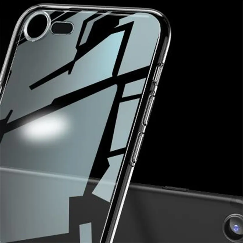 Для iPhone 11 Pro MAX X XR XS MAX чехол Супер прозрачное покрытие прозрачный мягкий TPU чехол для Apple iPhone 6 7 8 plus - Цвет: Transparent 6P 6SP