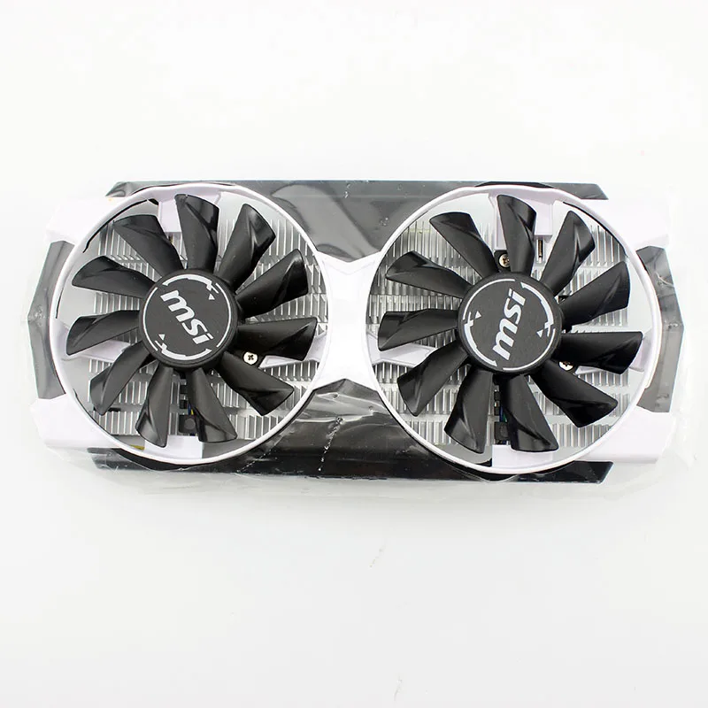85 мм 4pin PLD09210S12HH GTX1060 Coling вентиляторы для MSI GTX950 Графика карты кулер GTX960 RX 470/570/480 Броня видеокарта вентилятор - Цвет: Radiator overall