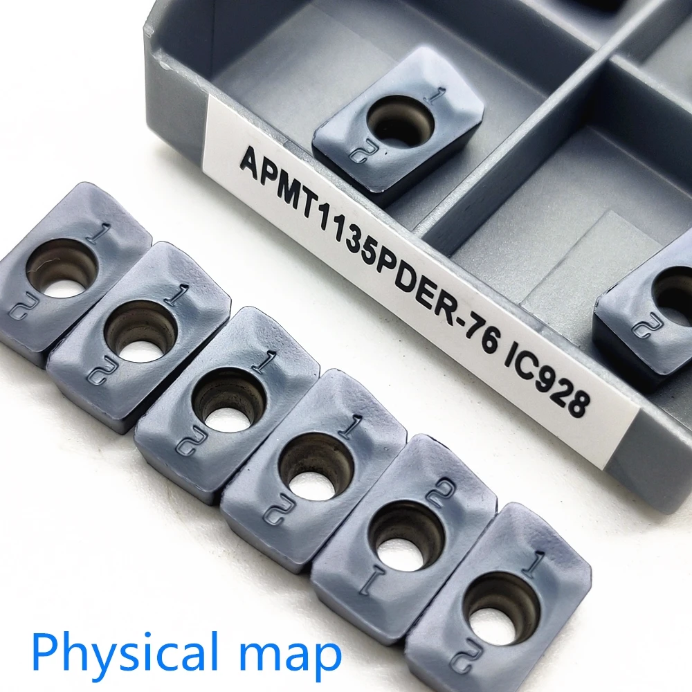 

10PCS Milling Inserts APMT1135PDER-76 IC928 Metal Lathe Tool Internal Turning Tool APMT 1135 Carbide Insert