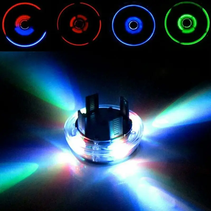 12 светодиодный RGB Авто Солнечная энергия вспышка для колесных дисков Свет автомобиля красочная атмосфера хаб лампа Декоративные Автомобильные фары авто аксессуары