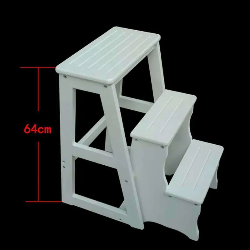 Tabrette Plegable Para Cocina Ванная комната для пожилых людей Tangga Lipat Escalera Madera Escabeau стул стремянка лестница - Цвет: MODEL F