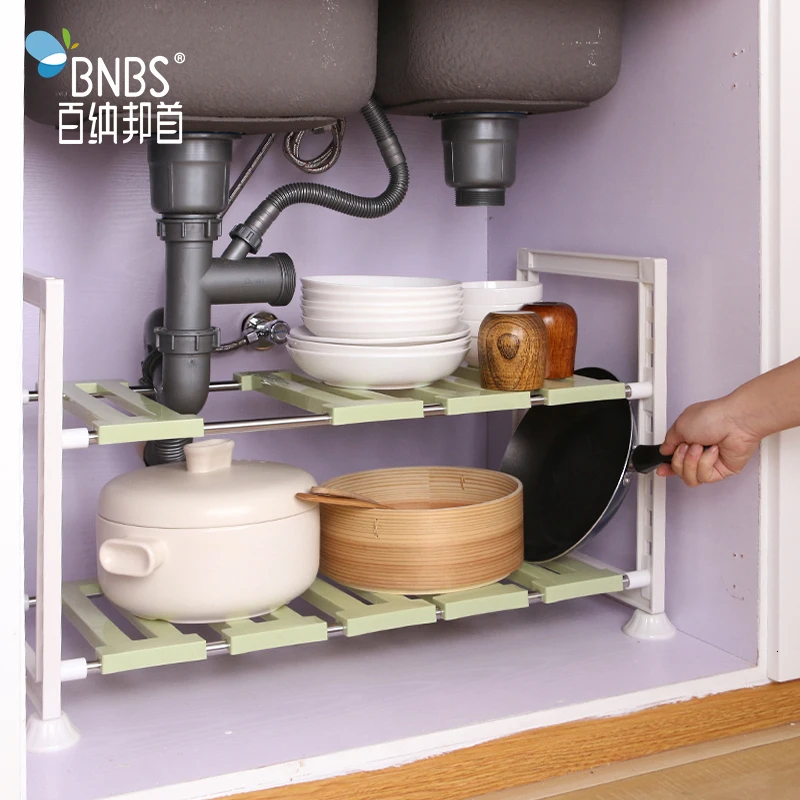 Non stainless steel double layer frame sewer TV microwave oven rack receiving station 2-layer plate pot