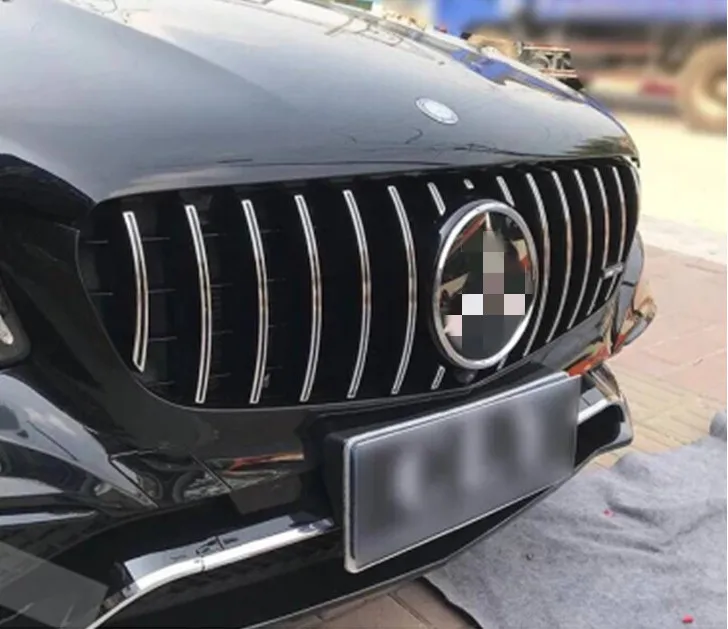 Для benz GLC X253 спойлер гриль GT стиль для GLC260 GLC200 GLC250 GLC300 Передняя губная дефлектор Декоративная полоса