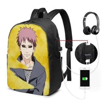 

Yondaime Kazekage Rasa Custom Japanese Anime Naruto Print Cartoon Image paiting USB Backpack 17 In