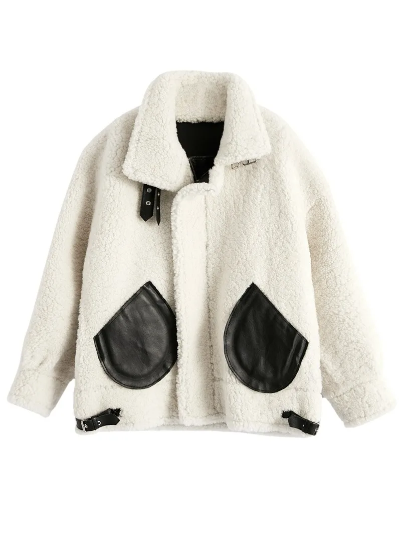 Мужское пальто из натурального меха, осенне-зимняя куртка из натуральной овечьей шерсти, роскошное мужское пальто, Мужская одежда, Куртки из натуральной кожи 18154