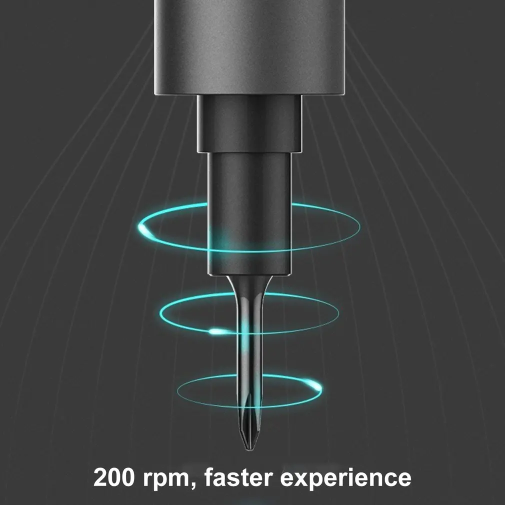 WOWSTICK 1F+ мини электрический шуруповерт перезаряжаемый беспроводной набор отверток с светодиодный литиевой батареей