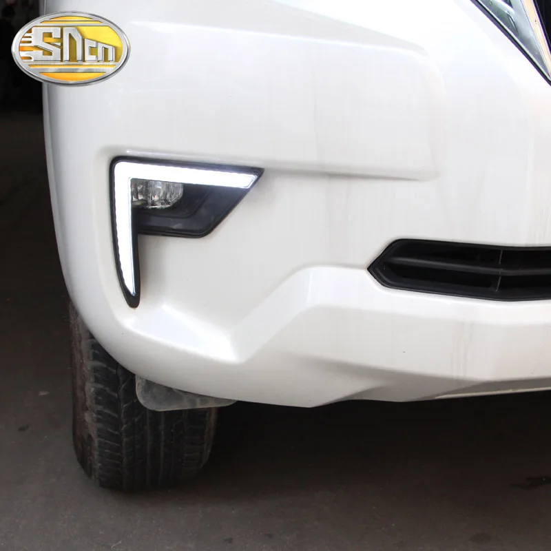 Светодиодные дневные ходовые огни светильник для Toyota Land Cruiser Prado FJ150 2018 2019