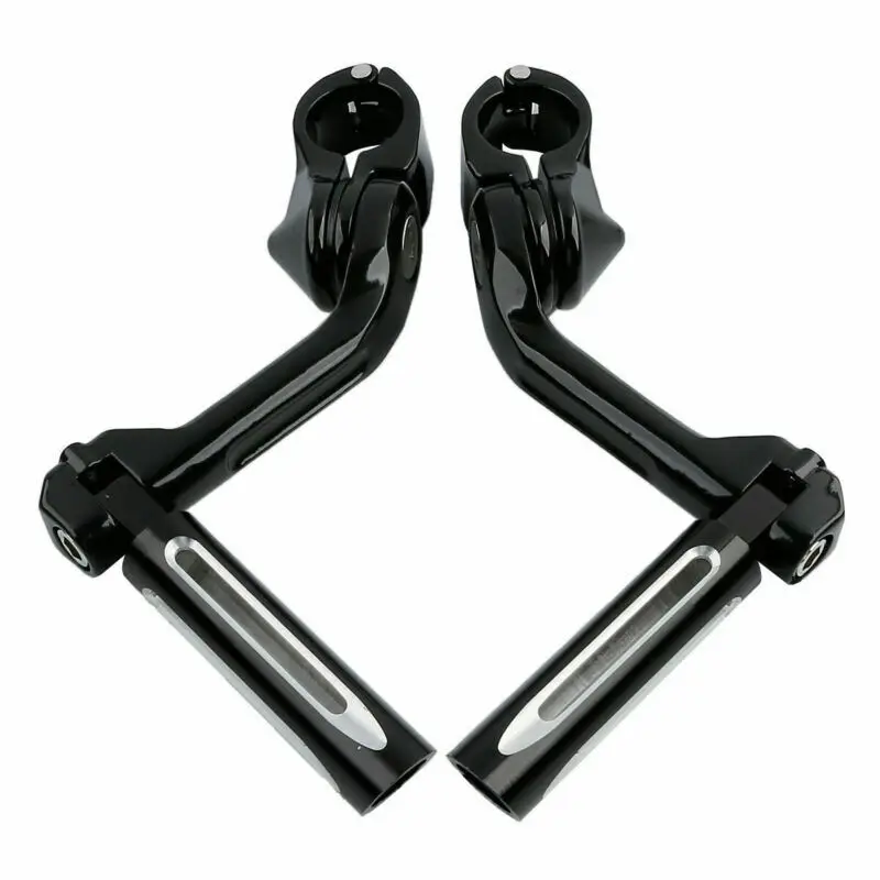 Мотоцикл 1 1/" FootPeg подножка длинный Угловой Кронштейн для Harley Touring dyna