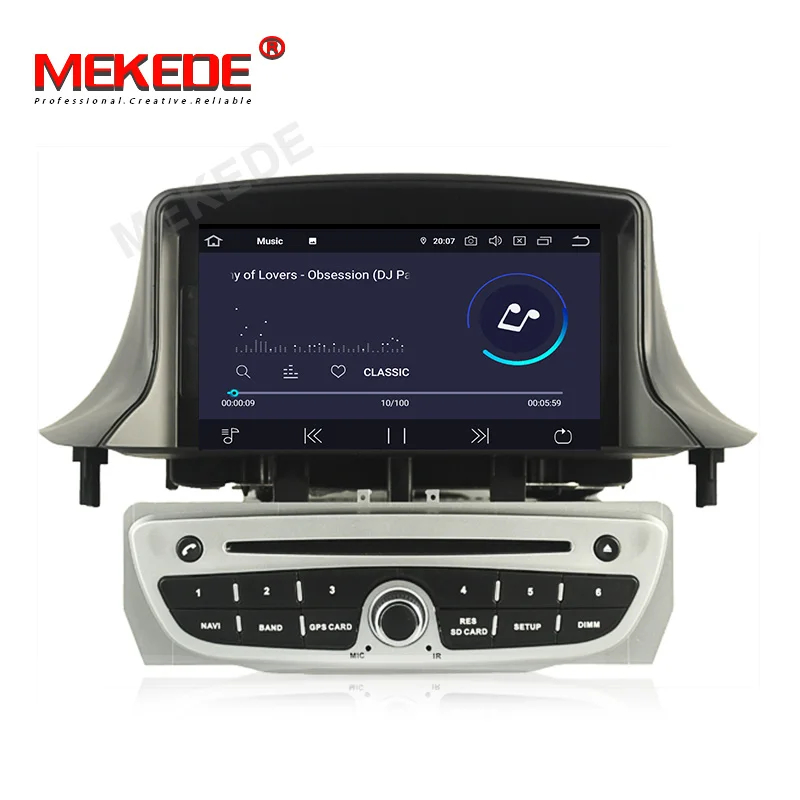 4+ 64G Автомобильный Android 9,0 Ca DVD gps плеер для Renault Megane 3 Fluence 2009- с GsP навигацией Радио стерео BT Wifi