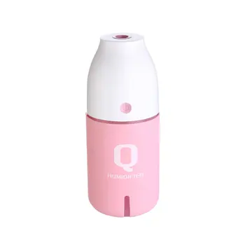 

Mini USB Ultrasonic Q Bottle Shape Humidifier Air Humidifier Aroma Essential Oil Diffuser Aromatherapy for Office SPA