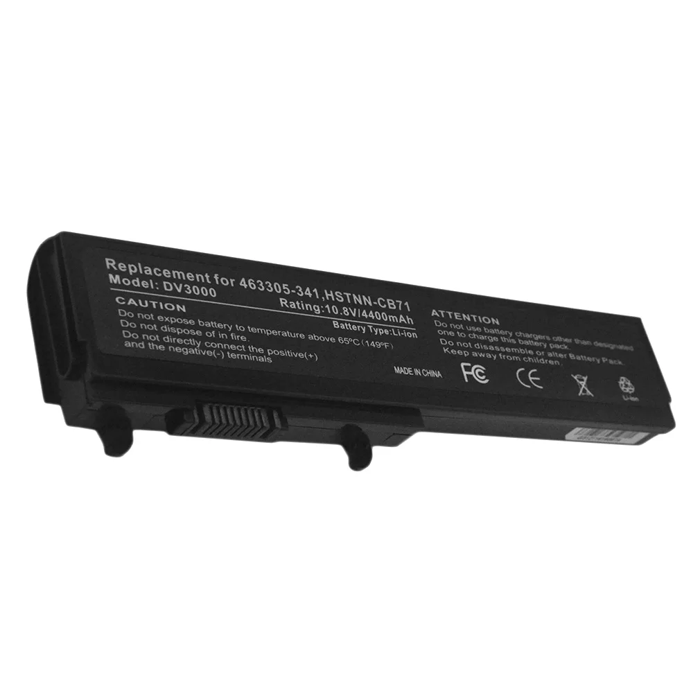 Аккумулятор для ноутбука HP DV3000/HSTNN-OB71 6 ячеек 4000-5000 мАч Внешний Аккумулятор