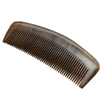 

1Pcs Natural Health Care Black Gold Sandalwood Hair Comb Anti-Static Beard Comb of Hair Brush Hairbrush Men Women
