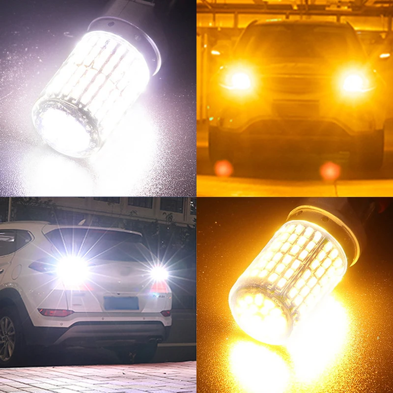 1X 1156 BA15S P21W 1157 BAY15D LED BAU15S PY21W Canbus    õ T20 7440 W21W 7443 극ũ  Ȳ  