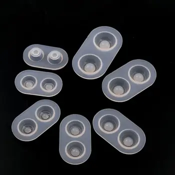 

6 Sizes Doll Eyes Mold BJD Doll Heavy Pupil Eye Eyeball Dome Silicone Molds Kit R9JE