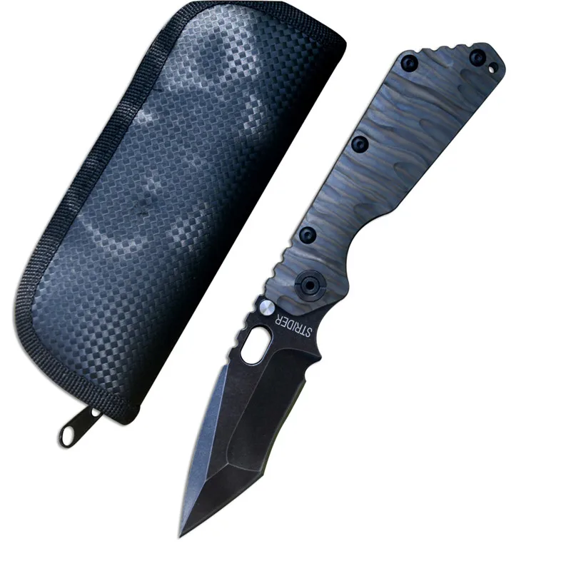 Складной тактический нож с нейлоновым чехлом и титановой ручкой|smf knife|folding knifetactic