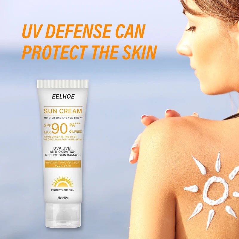 Солнцезащитный крем для лица SPF90 отбеливающий солнцезащитный кожи
