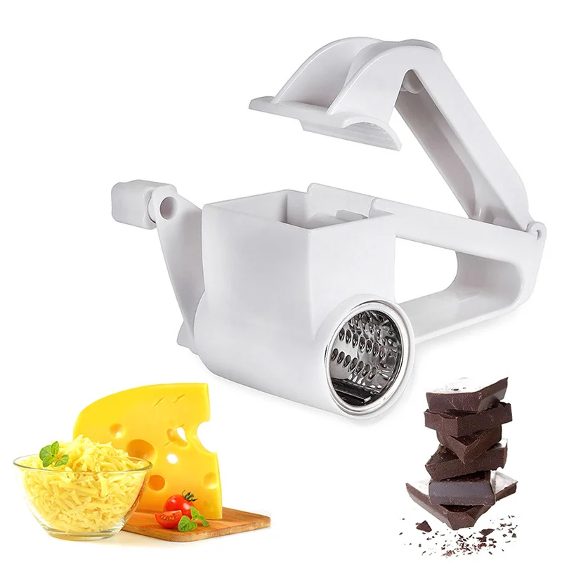 

Rotary Cheese Graters Hand-Cranked Cheese Grater Kitchen Tools Ginger Chocolate Cutter Dropshipping with Stainless Steel Drum
