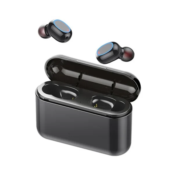 A1 TWS беспроводные наушники Bluetooth 5,0, мини-гарнитура, наушники 8D, стерео звук для iphone, xiaomi, oppo, всех смартфонов - Цвет: one earbuds black