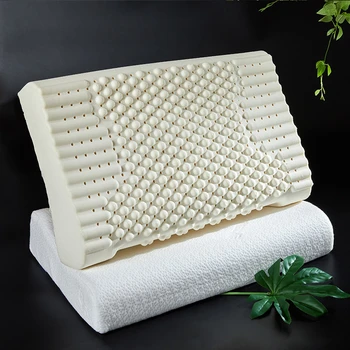 

Thailand Latex Pillow Neck Massage Pillows For Sleeping Orthopedic Health Care Release Pressure Pillows For Bedroom