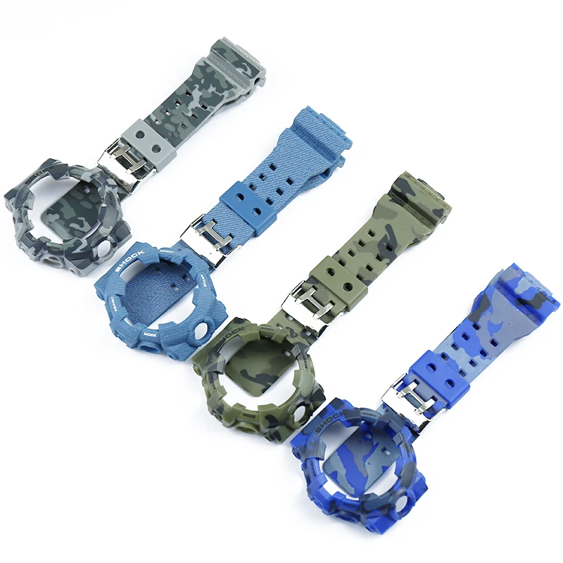 Resin watch Strap Case Men's Watch Accessories for Casio G-SHOCK GA700 GA735 Sports Waterproof Rubber Strap Ladies watch band