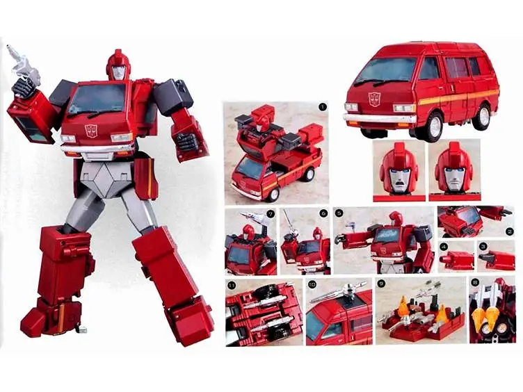 TAKARA TOMY Трансформеры роботы G1 MP-27 MP27 Ironhide с ремонтной базой и аксессуарами без Игрушки копилки коллекции
