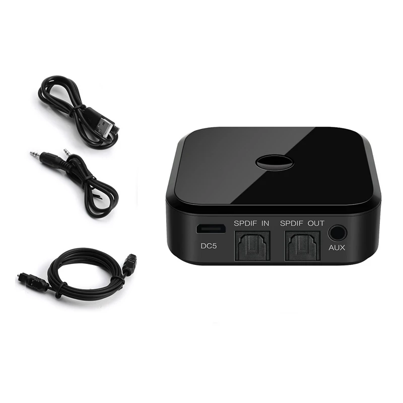 Bluetooth Transmitter Receiver 2-In-1 Bluetooth Transmitter One-To-Two Support APTX Bluetooth Adapter