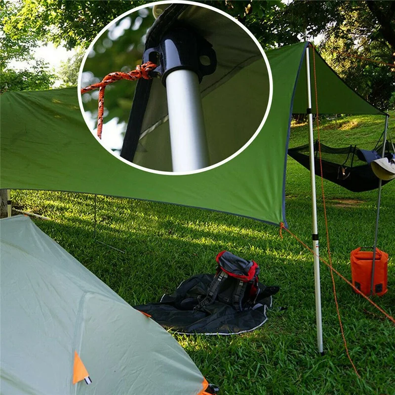 ELOS-2Pcs Регулируемый 0,9 до 2,3 м Открытый Sunshelter поддержка стержней алюминиевые стойки для палатки