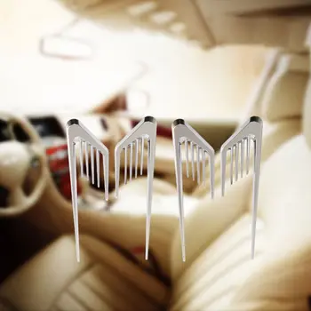 

2PCs Simulated Car Shark Gills Outlet Stickers Simulation Vent False Air Outlet Side Hood And Decals