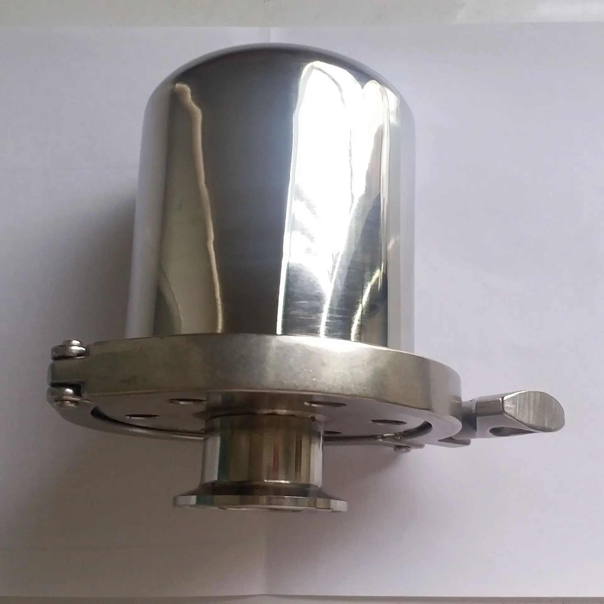 

Quick installation respirator stainless steel polished breathing valve stainless steel 304 316 quick installation welding filter