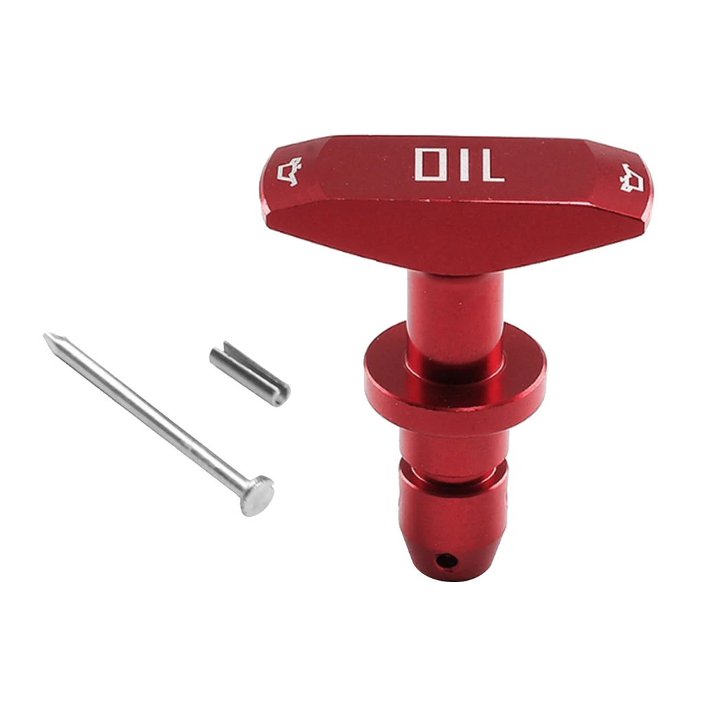 Car Oil Dipstick Pull Handle Auto Replacement Engine Oil Handle For Ford Mustan GT V8 GT500 1999-2011 Aluminum Car Accessories