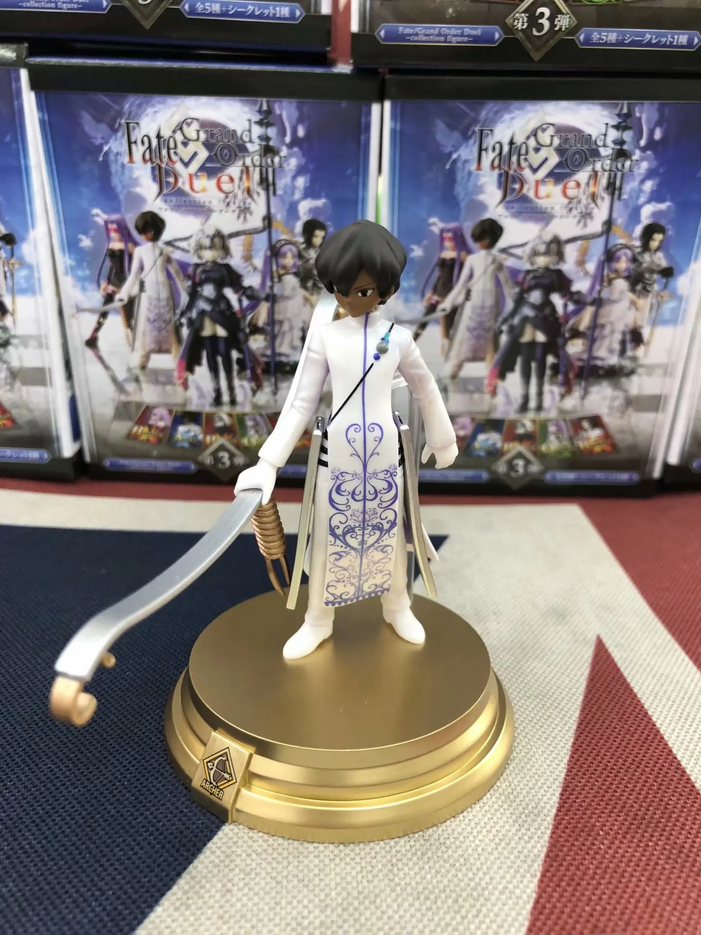 Аниме 5 шт./компл. третья бомба Fate Grand для Жанна д 'Арк сабля линейка ската пюре 10 см ПВХ фигурка vol.3 Коллекция Модель