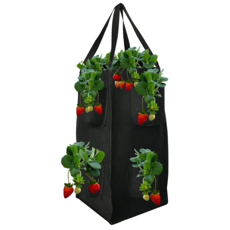 Potato Strawberry Planter Bags for Growing Potatoes Outdoor Vertical Garden Vegetable Planting Grow Bag