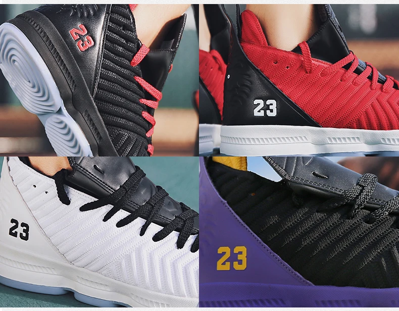 Newest Man Basketball Shoes Comfortable High Top Gym Training Boots Outdoor Sport Sneakers Athletic Sport Shoe Basket Homme