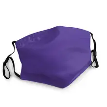 Padrão colorido roxo unisex não-máscara protetora descartável anti haze proteção à prova de poeira capa respirador boca muffle