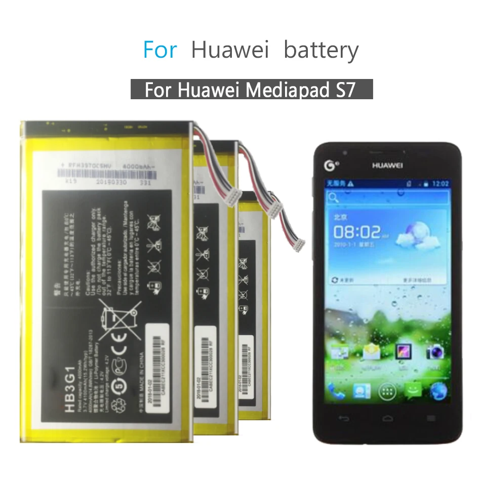 Сменный аккумулятор для планшета HB3G1 HB3G1H для huawei MediaPad 7 Lite S7-301u T-Mobile трамплин 4000 мАч+ бесплатный инструмент № дорожки