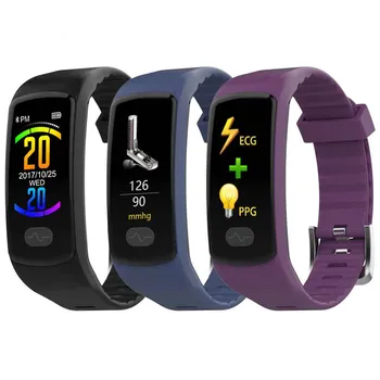 

E07 Smart Fitness Bracelet Heart Rate Monitor Tracker Smart Wristband ECG PPG Blood Pressure Smart Watch for IOS Android