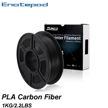 

PLA Carbon Fiber 1.75mm+/-0.02mm Enotepad 3D Printer Filament High-quality,Non-toxic Material for Kids Drawing With FastShipping