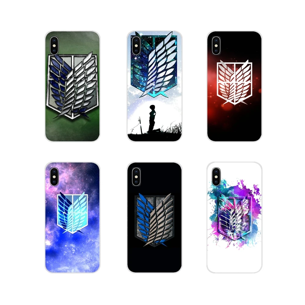 

anime Attack On Titan survey corps TPU Transparent Shell Case For Huawei Mate Honor 4C 5C 5X 6X 7 7A 7C 8 9 10 8C 8X 20 Lite Pro