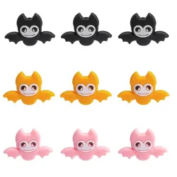 Perles de dentition en Silicone pour bébé, 5 pièces, de qualité alimentaire, en forme de chauve souris, sans BPA, factice pour sucette, chaîne, accessoires de bricolage 