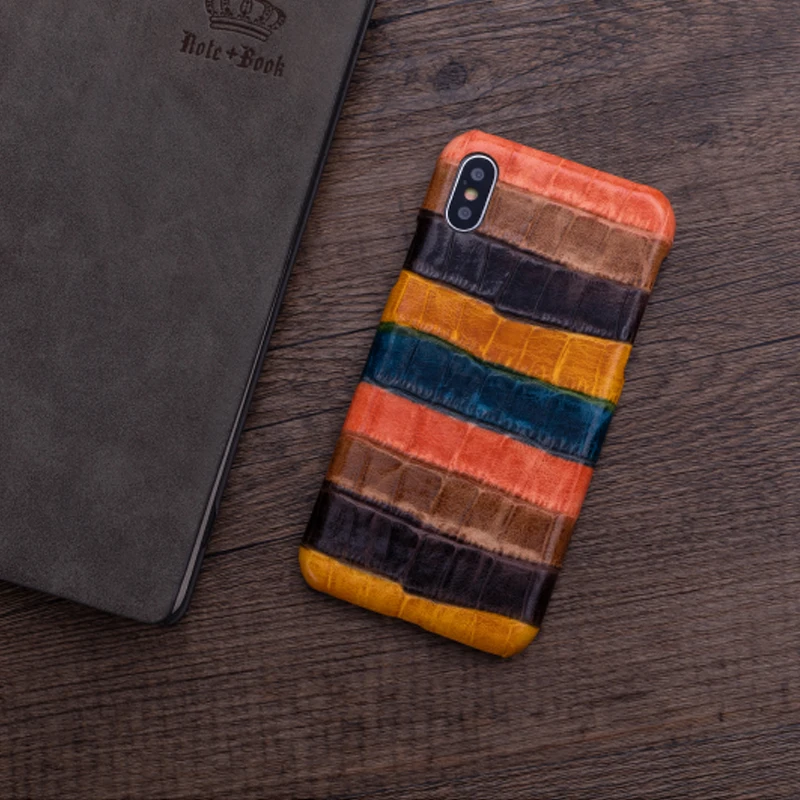 Цветной рисунок бамбуковый зернистый чехол для телефона для IPhone X XS Max XR для Apple 5 5S SE 6 6S 7 8 Plus защитный чехол для телефона полуобернутый
