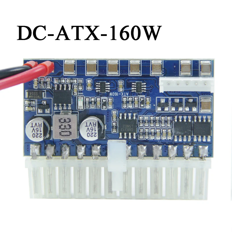 Высококачественный DC-ATX-160W 12 В 6-контактный Штекерный вход DC-ATX Peak PSU Pico ATX