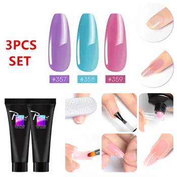 

3pcs/Set Extensions Gel Nail Kit 10ml Quick Building Gel Nail Polish For Nail Extensions Acrylic Gel Polish Nail Art Set