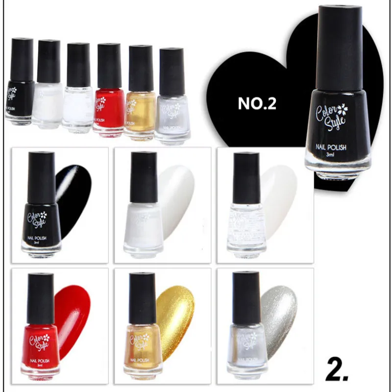 6pcs Waterproof Mirror Nail Polish Long Lasting Quick-drying Glitter Nail Oil Nude Colors Liquid Art Manicure Care Tools 35D