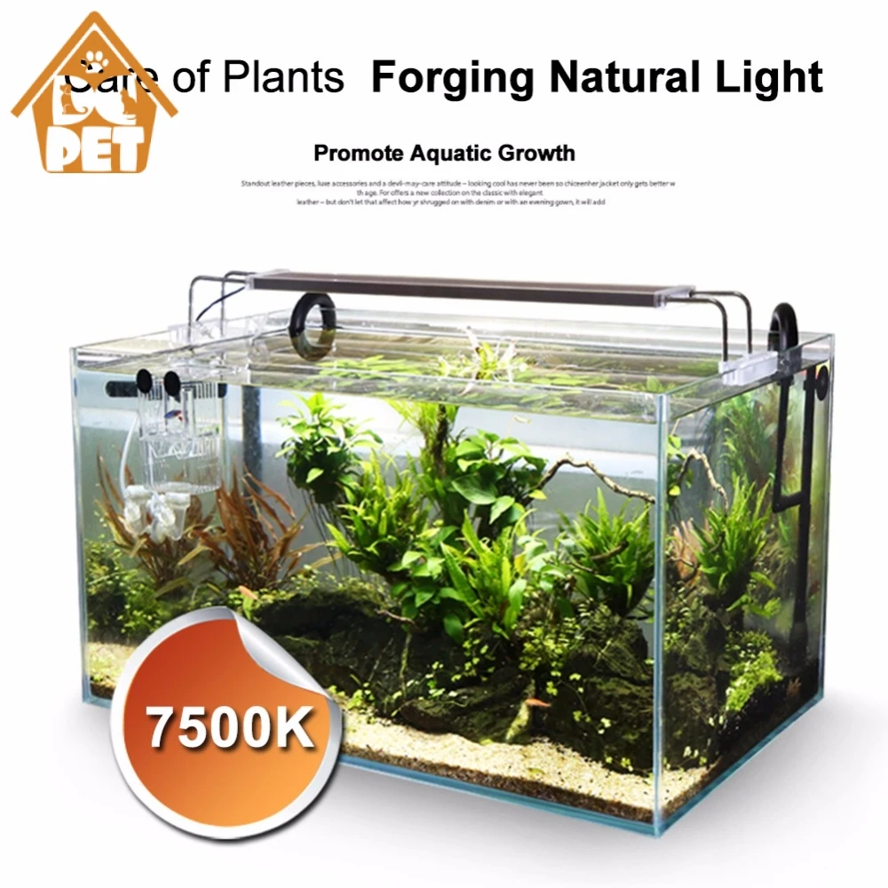 

Slim ADE Series Slim LED Aquarium Lighting Plants Light Fish Tanks 220V 12-24W LED Overhead Fish Tank Water Plant Grow Lighting